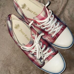 Vintage Plaid Juicy Couture Sneakers Size 8